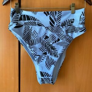 Aerie High Waisted Bikini Bottoms - L Monaco Blue